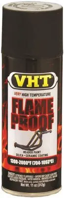 Vht Sp102 Flameproof Coating Paint Can, Flat Black 1