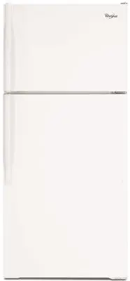Whirlpool&Reg; Energy Star&Reg; 17.6 Cu. Ft. Top Freezer Refrigerator, White, Reversible Door Swing 1