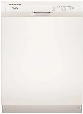 Whirlpool&Reg; Built-In 24-Inch Dishwasher With Electronic Controls, White, 5 Cycles - 4 Options 1