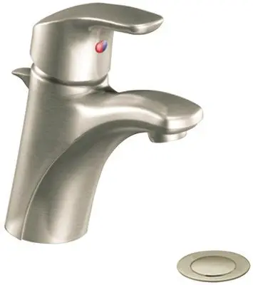 Cleveland Faucet Group Baystone Single Handle Bathroom Faucet, Brushed Nickel 1