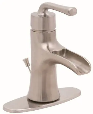 Premier Sanibel Single Handle 4 In. Centerset Lavatory Faucet 1.5 Gpm Brushed Nickel Finish 1