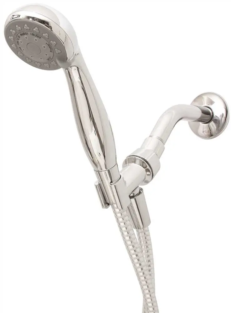 Premier Handheld 3-Function Shower Kit With Bracket And Hose, Chrome, 1.75 Gpm 1