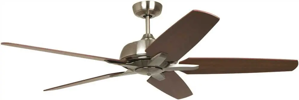 Avalon 56 In. Dual Mount Ceiling Fan, Brushed Nickel With Bowl Light 1
