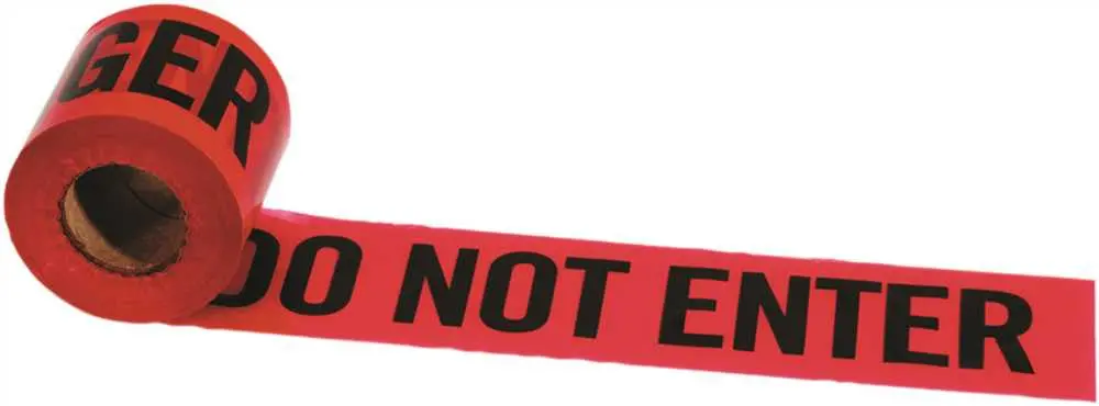 Irwin Danger Do Not Enter Tape 300 Ft. X 3 In. 1