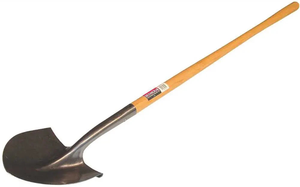 Seymour 90 Series Round Point Shovel, Economy Grade, 42" Wood Handle 1