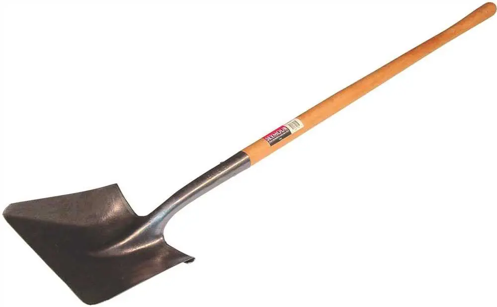 Seymour 90 Series Square Point Shovel, Economy Grade, 42" Wood Handle 1