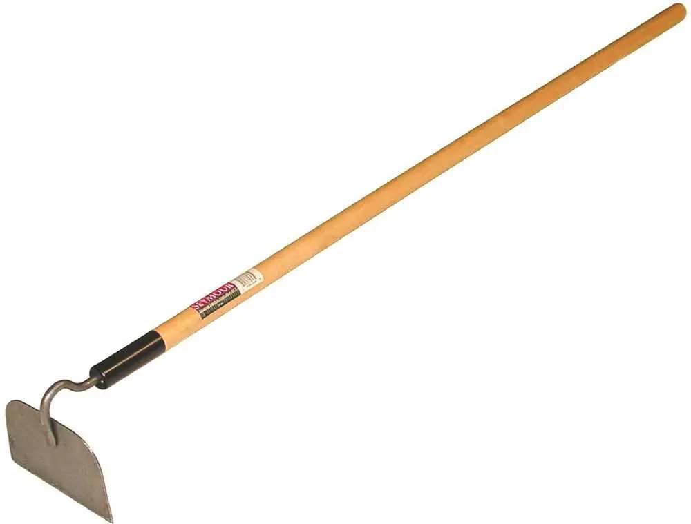 Seymour 90 Series Garden Hoe, Welded Head, Economy Grade, 48" Wood Handle 1