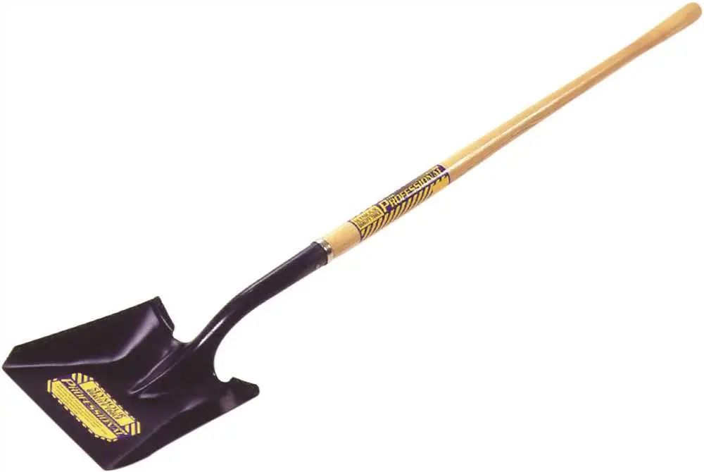 Seymour 20 Series Square Point Shovel, Professional Grade, 48" Wood Handle 1