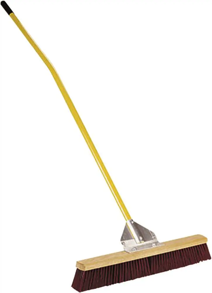 Midwest Rake General Purpose Broom, 36 In. With 60 In. Ergonomic Aluminum Handle 1