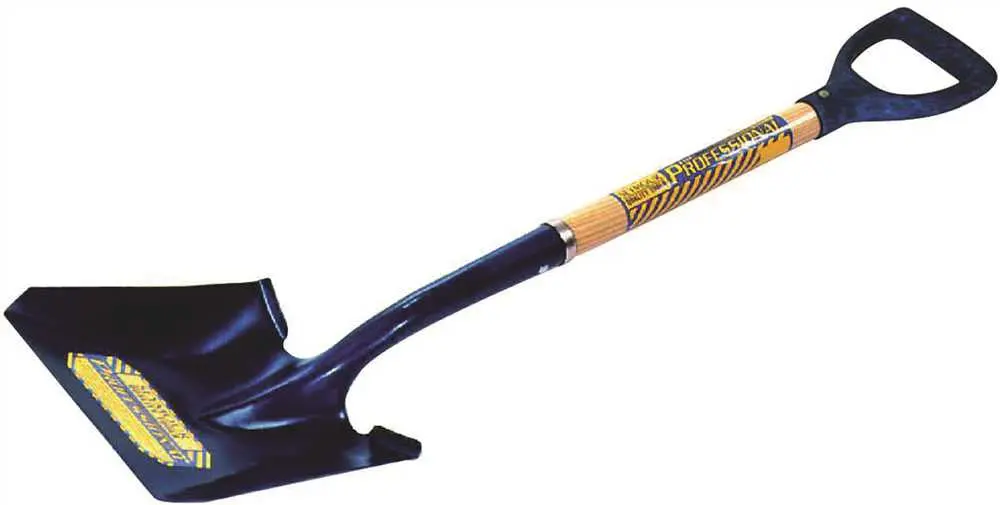 Seymour 20 Series Square Point Shovel Professional Grade,  30" Wood Handle And Poly D-Grip 1