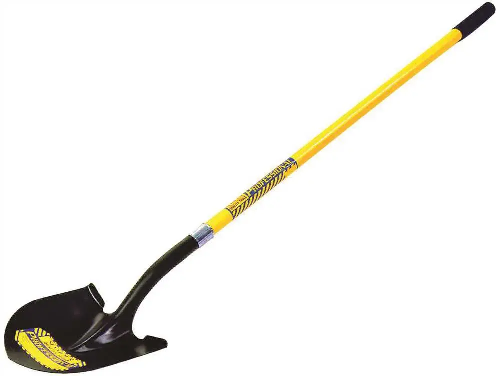 Seymour 40 Series Round Point Shovel Professional Grade With 46 In. Fiberglass Handle And Perma Grip 1