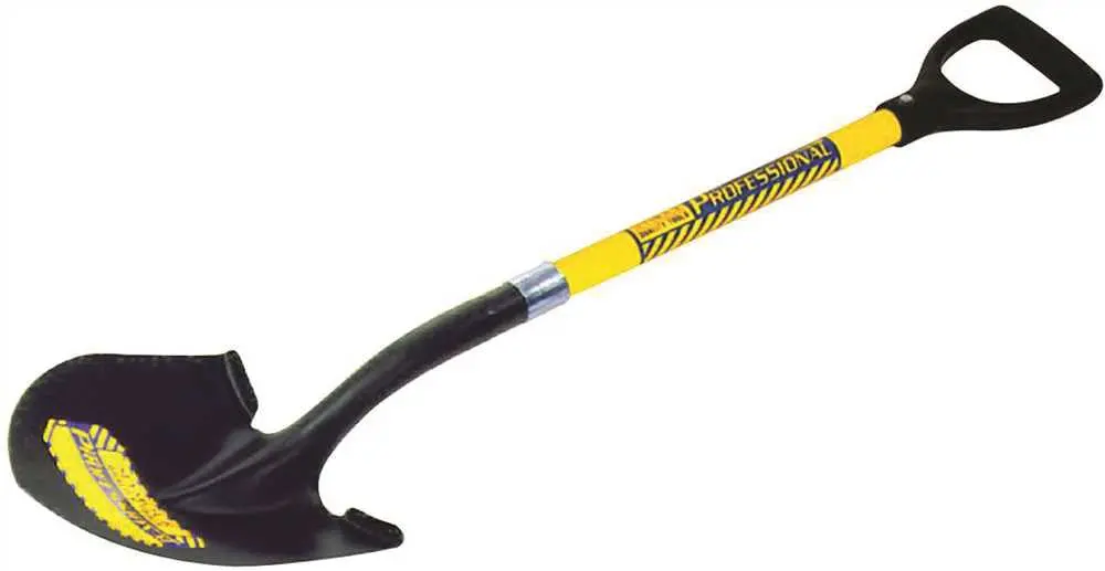 Seymour 40 Series Round Point Shovel Professional Grade With 28 In. Fiberglass Handle And Perma Grip 1