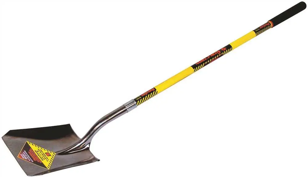 Structron&Reg; Square Point Shovel With 48 In. Fiberglass Handle 1