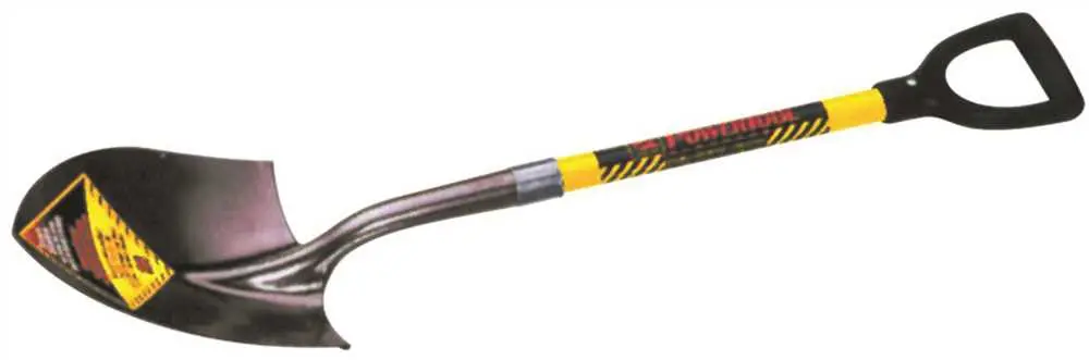 Structron&Reg; Round Point Shovel With 29 In. Fiberglass Handle 1