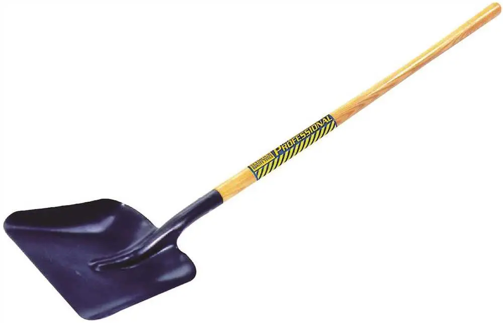 Seymour General Purpose Steel Head Scoop With 44" Wood Handle 1