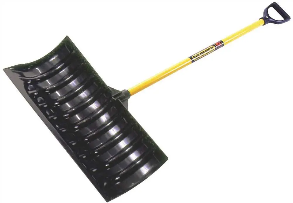 Structron&Reg; Snow Pusher With Black Head And 45 In. Fiberglass Handle 1