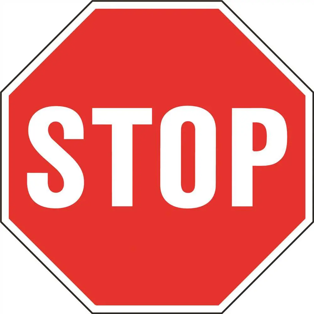 Stop Sign , 24 In. 1