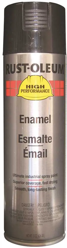 Rust-Oleum Spray Paint, Rust Preventative, High Gloss Black, 15 Oz. 1