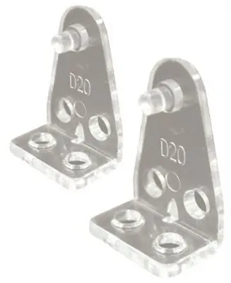Mini Blind Hold Down Bracket 1 In., 2 Piece 1