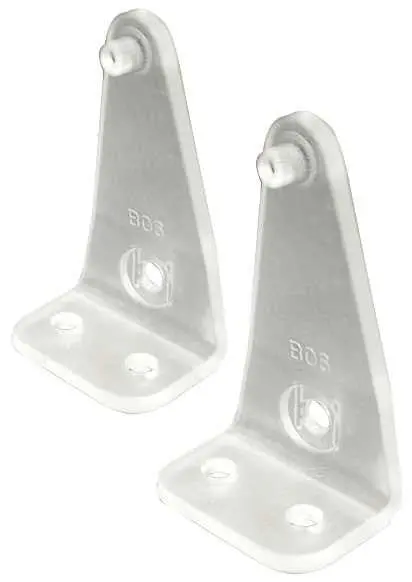 Mini Blind Hold Down Bracket 1-1-2", 2 Pieces Per Pack 1