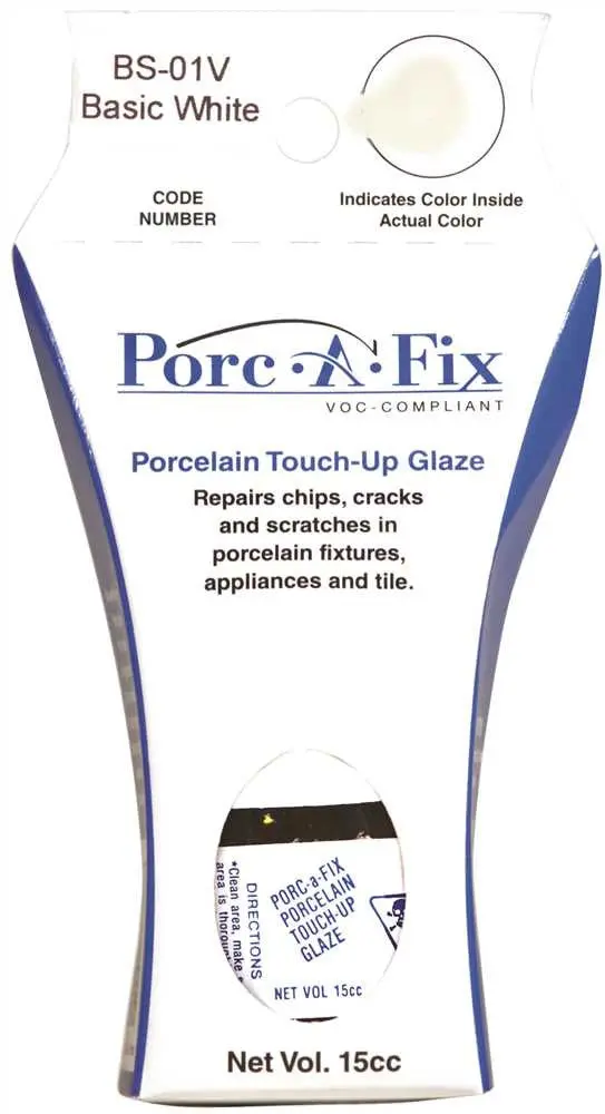 Porc-A-Fix&Reg; Porcelain Touch-Up Glaze, Basic White 1