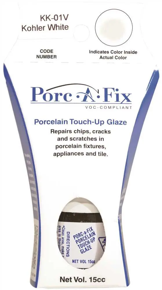 Porc-A-Fix&Reg; Porcelain Touch-Up Glaze, Kohler White 1