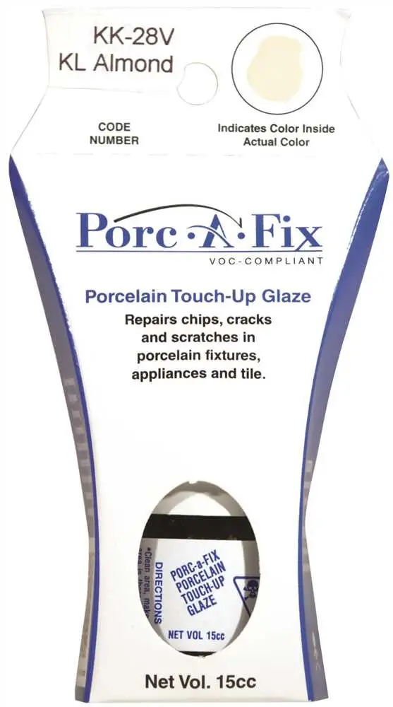 Porc-A-Fix&Reg; Porcelain Touch-Up Glaze, Kohler Almond 1