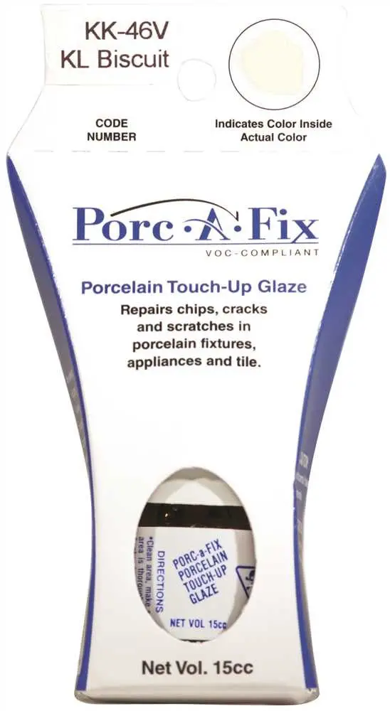 Porc-A-Fix&Reg; Porcelain Touch-Up Glaze, Kohler Biscuit 1
