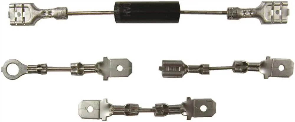 Universal Diode Kit Using Two 1-4" Female Quick Disconnect Terminal Adapters 1