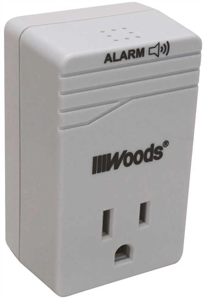 Surge Protector With Alarm, 900 Joules 1 Outlet, 15A, 120V, 1800W 1