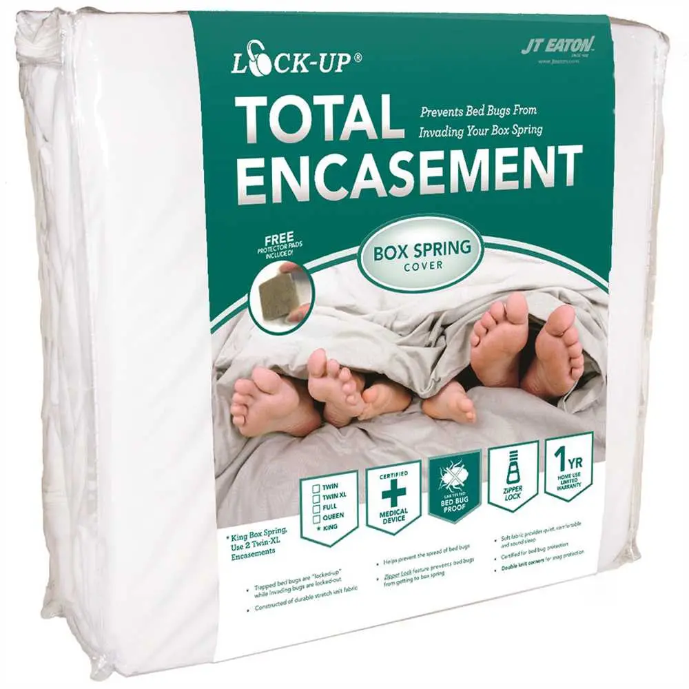 Jt Eaton&Trade; Bed Bug Lock-Up&Reg; Total Encasement Box Spring Cover, Twin 1