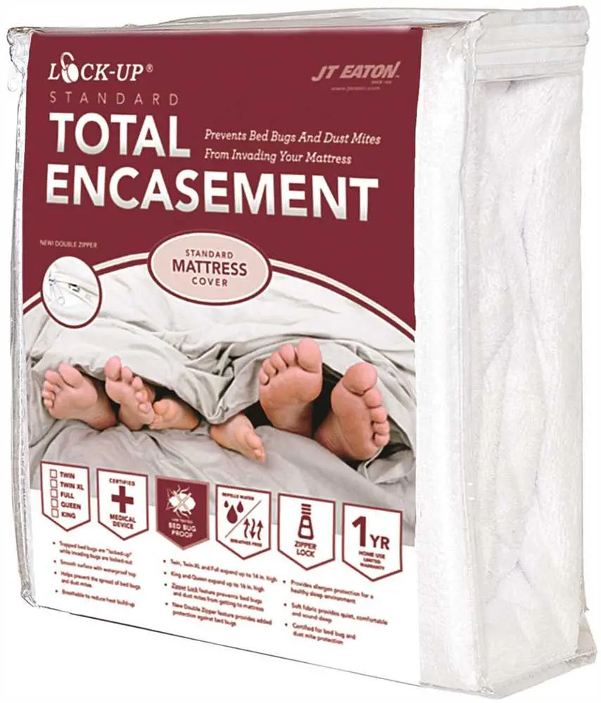 Jt Eaton&Trade; Bed Bug Lock-Up&Reg; Total Encasement Mattress Cover, Twin 1