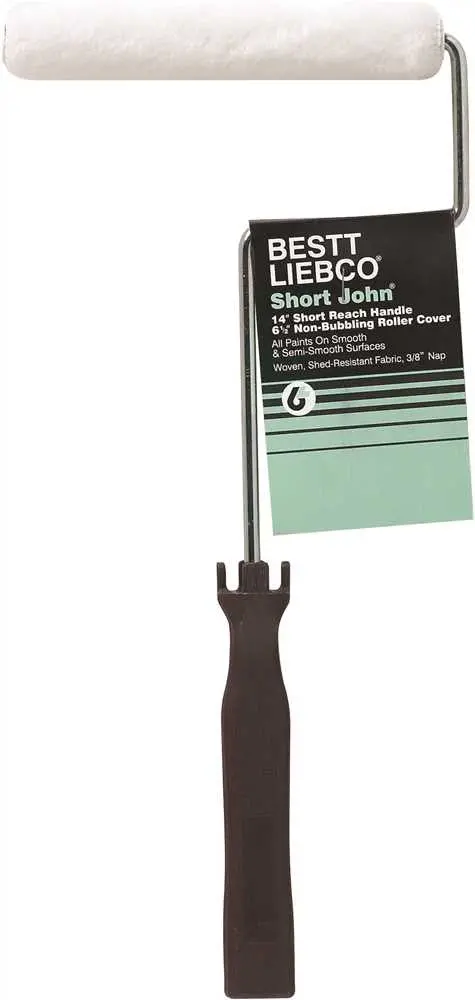 Bestt-Liebco&Reg; Short John&Reg; 6-1-2 In. Roller Frame And Cover, 14 In. Reach 1
