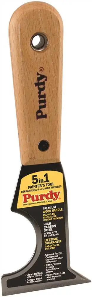 Purdy&Reg; Contractor 5 In 1 Painters Tool With Wood Handle 1