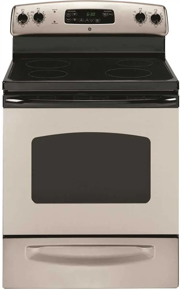 Ge&Reg; 30-Inch 5.3 Cu.Ft. Free-Standing Electric Range, Silver 1