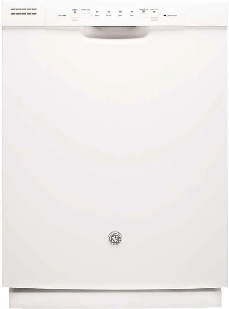 Ge&Reg; Built-In 24-Inch Dishwasher With Front Controls, White, 4 Cycles - 3 Options 1