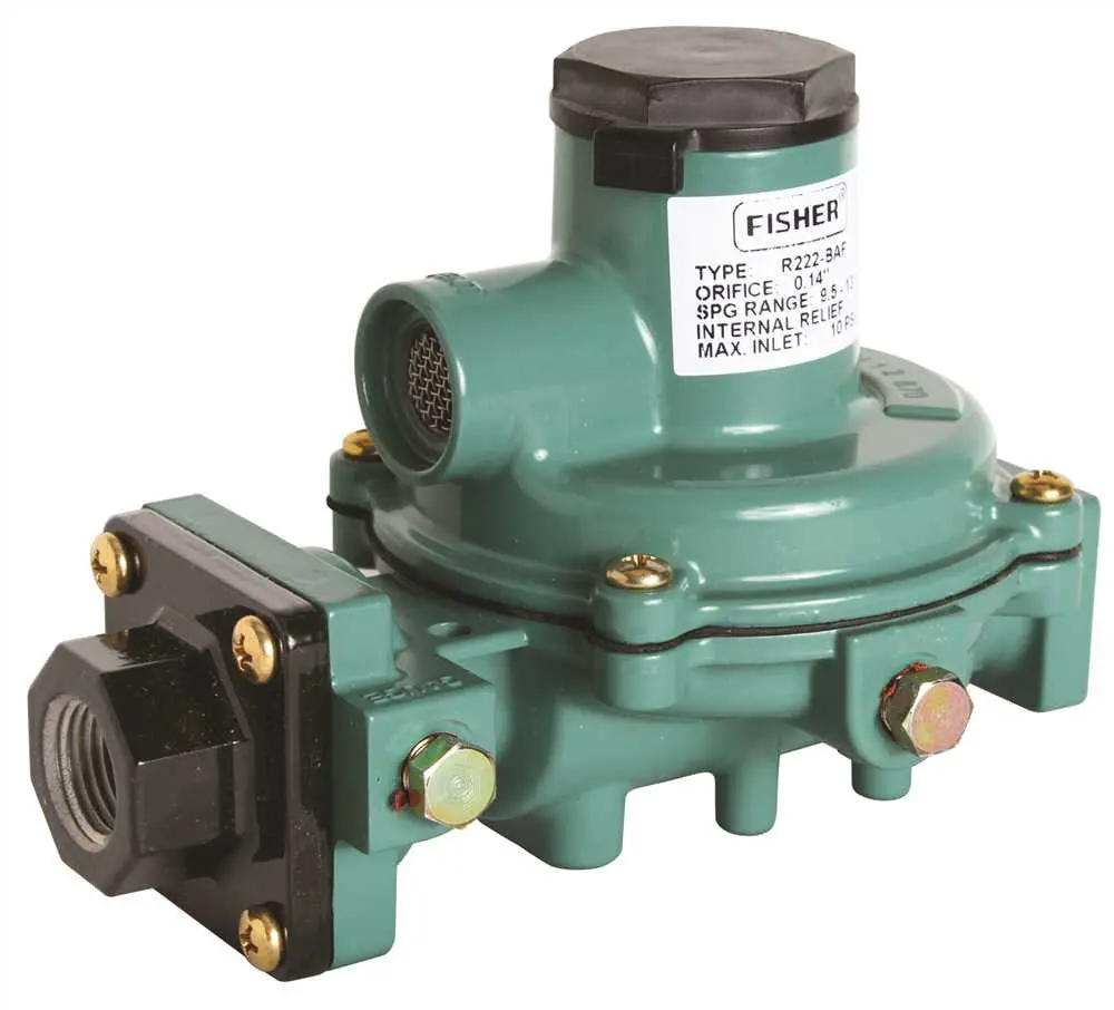 Gas Regulator Second Stage Compact 650,000 Btu 1-2 In. X 1-2In. Fnpt 1