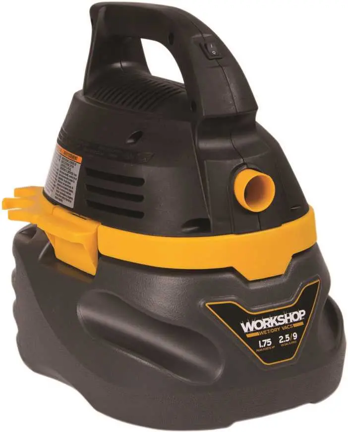 Workshop 2.5 Gallon, 1.75 Peak Hp Portable Wet-Dry Vacuum 1
