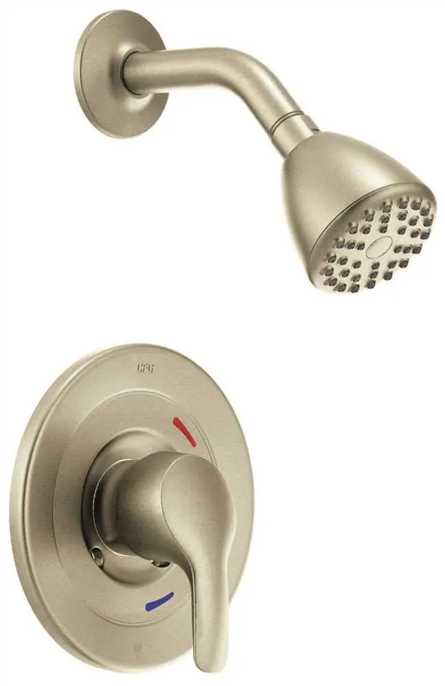 Cleveland Faucet Group Baystone Single Lever Handle Shower Only Trim Kit With Water Saving Showerhead 1