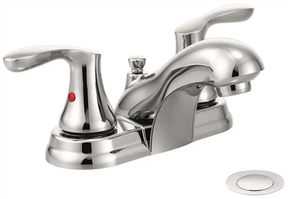 Cleveland Faucet Group Cornerstone Two Handle Lavatory Faucet With Pop-Up 1
