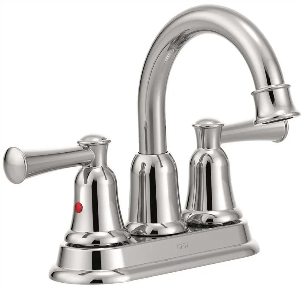 Cleveland Faucet Group Capstone Two Handle High Arc Lavatory Faucet Less Pop-Up, Chrome 1