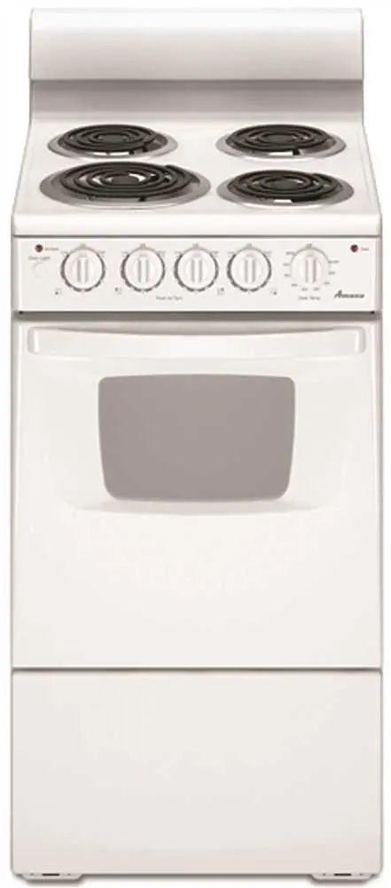 Amana&Reg; 20-Inch 2.6 Cu. Ft. Free-Standing Electric Range, White 1