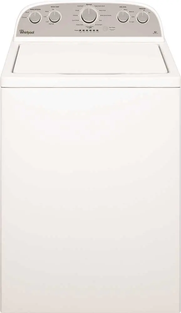 Whirlpool&Reg; 3.7 Cu. Ft. Top Load Washing Machine With Energy Star&Reg; Qualification, White 1