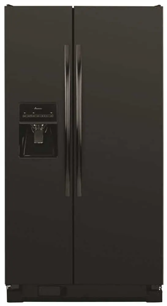 Amana&Reg; Energy Star&Reg; 25.4 Cu. Ft. Side-By-Side Refrigerator, Black 1
