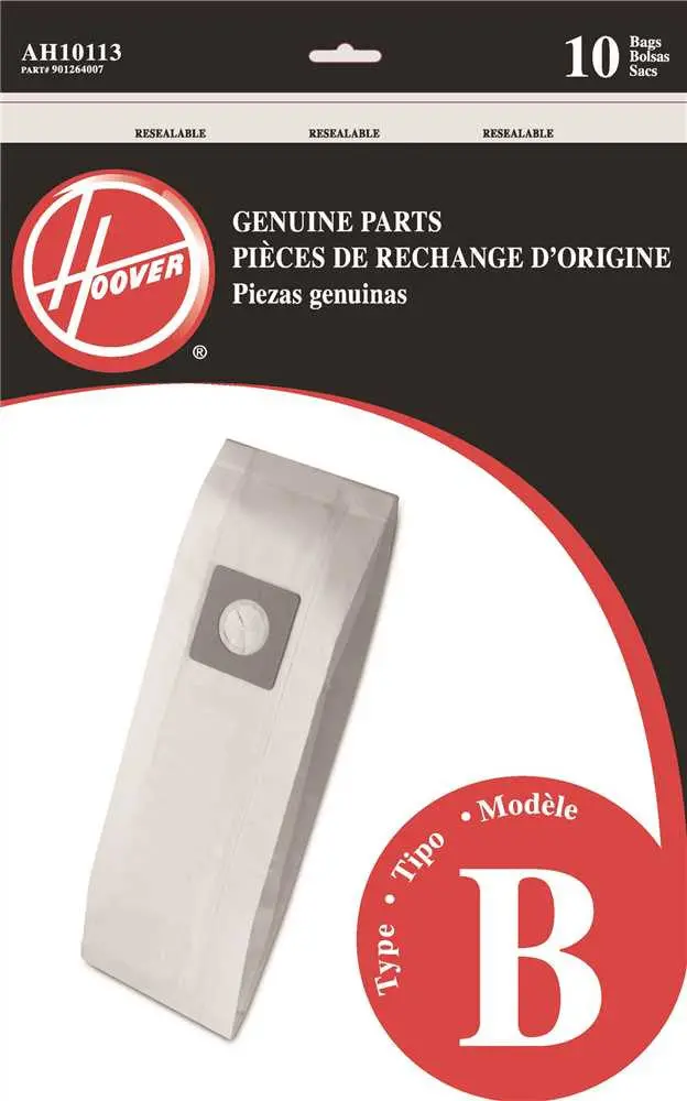 Hoover Allergen "B" Bag  10-Pk 1