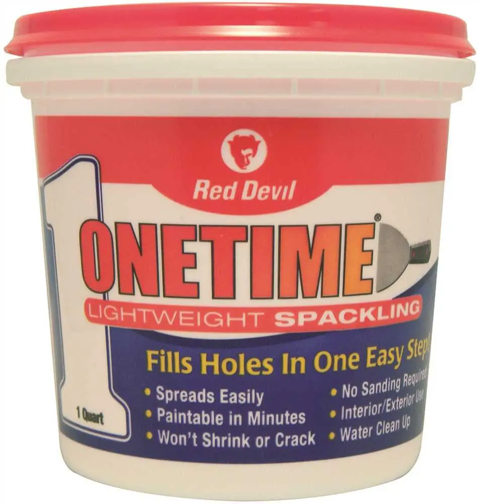Onetime&Reg; Lightweight Spackling, 1- Quart 1