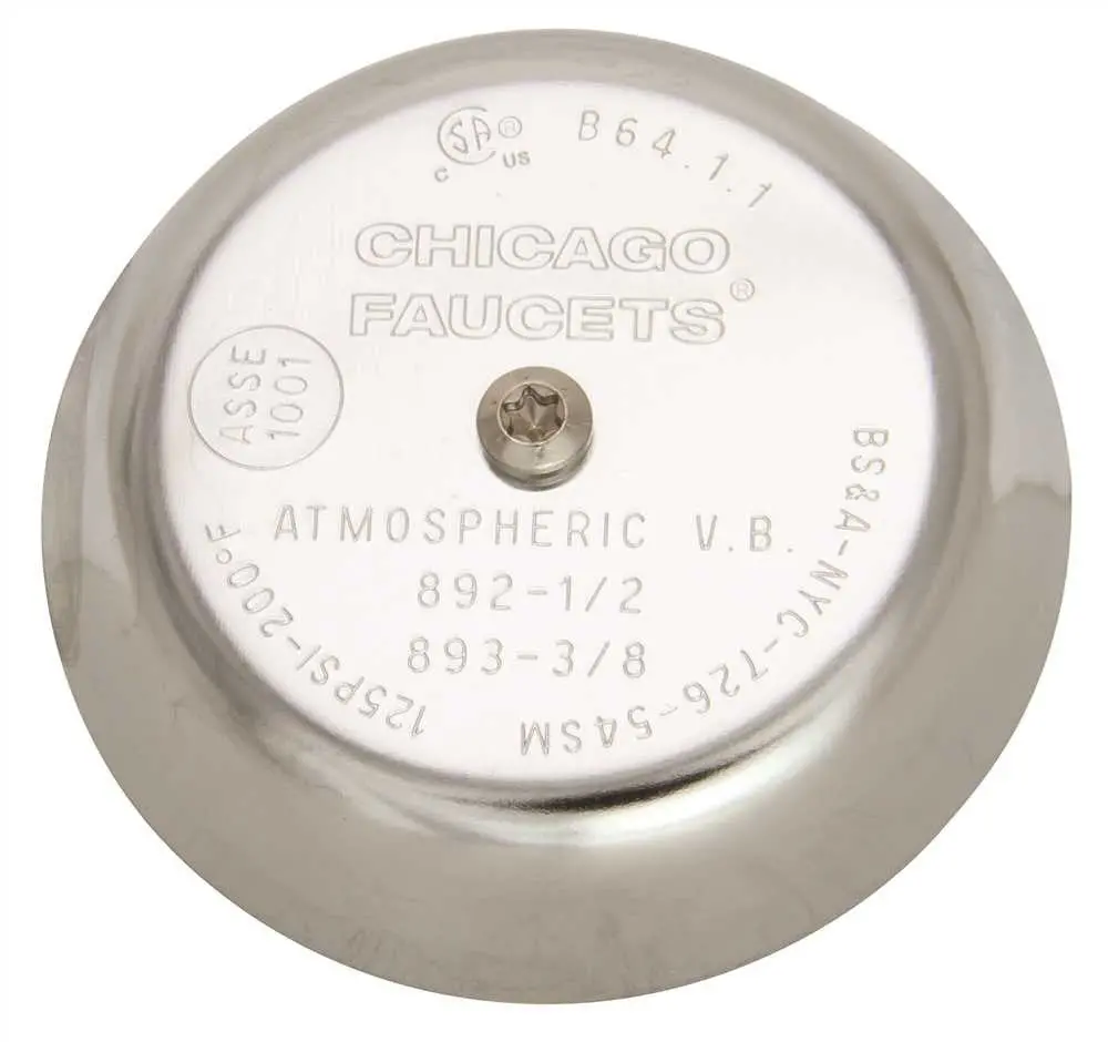 Chicago Faucet Vacuum Breaker Cover And Screw Kit 1