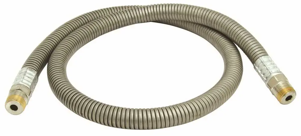 Chicago Faucet Hose, 36 In. Stainless Steel, Lead Free 1