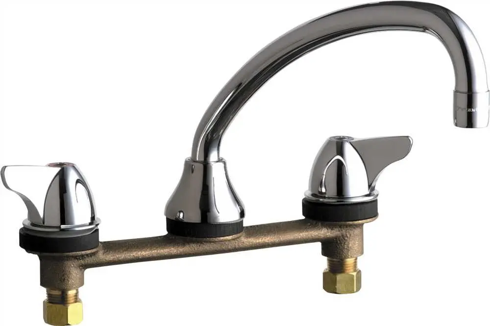 Chicago Faucet Concealed Sink Faucet , Lead Free, Single Wing Handles 1