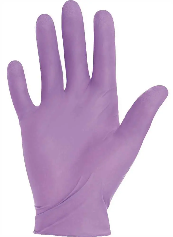 Kimberly Clark Professional&Reg; Ambidextrous Nitrile Exam Gloves, Extra-Large, Purple, 6 Mil, 100 Per Box 1
